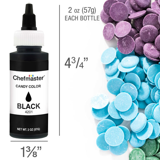 Black, Liquid Candy Color, 2 oz.