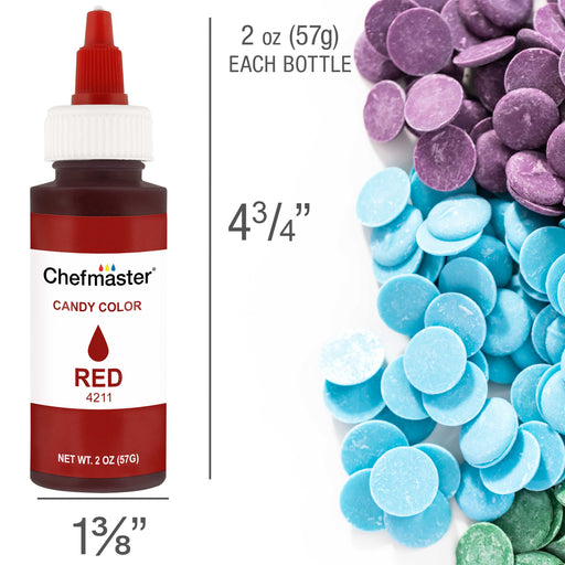 Red, Liquid Candy Color, 2 oz.