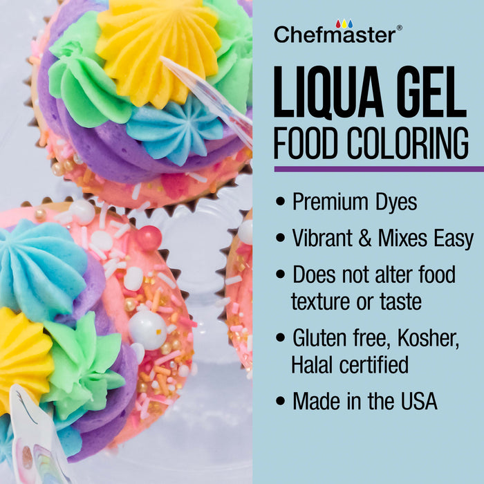 30 Liqua-Gel Cake Color Kit, 2.3 oz.
