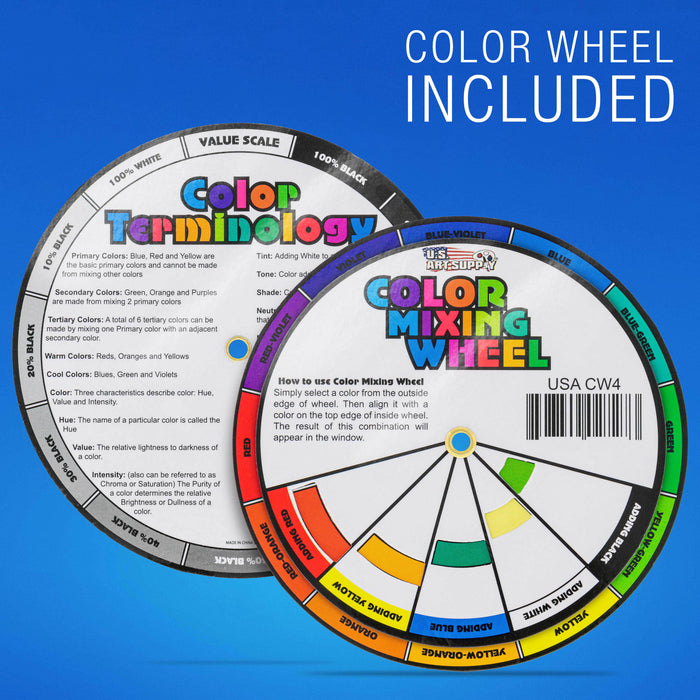 Variety Pack, Liqua-Gel, 2.3 oz. with 4" Color Wheel
