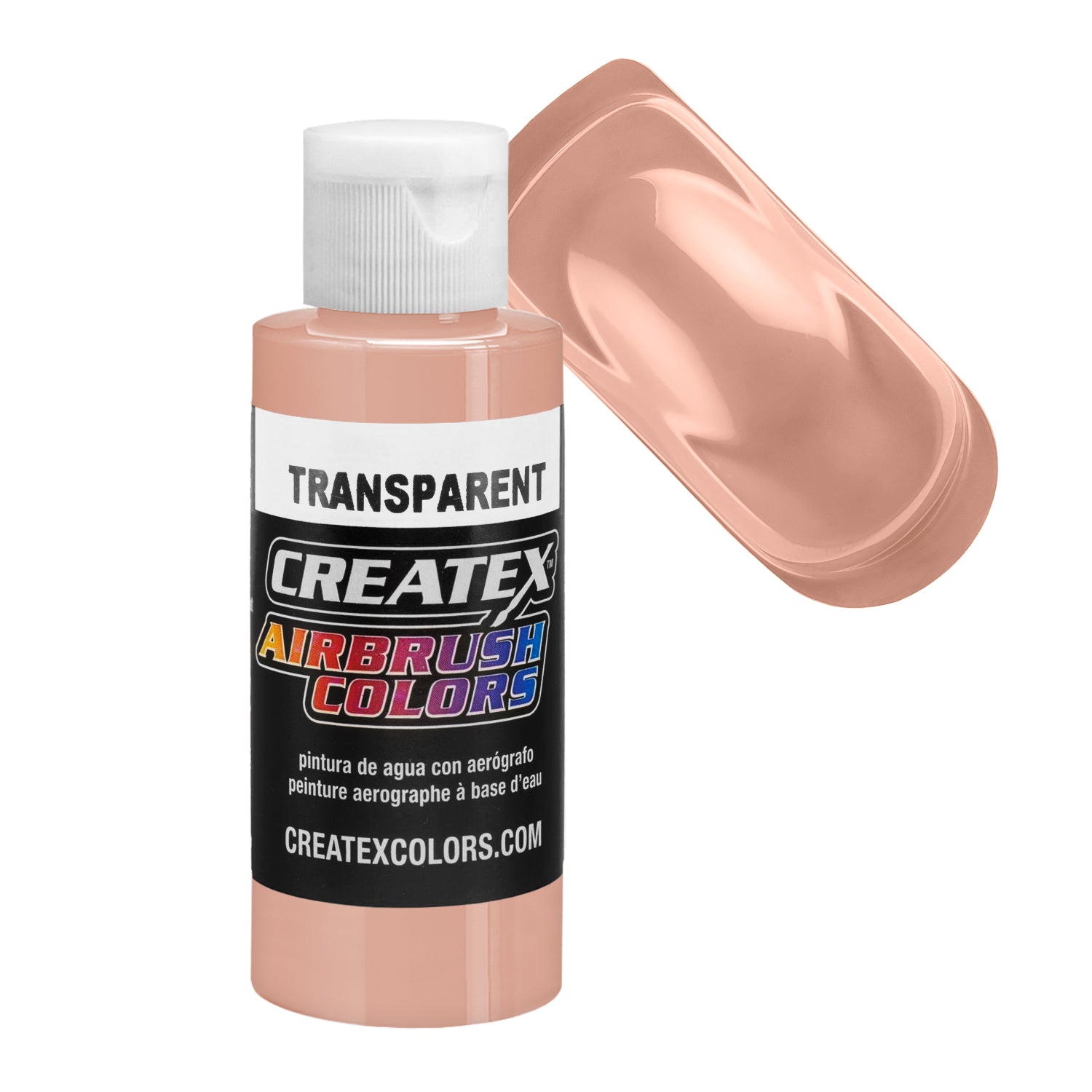 2-Oz. Createx Peach Transparent Airbrush Color — TCP Global