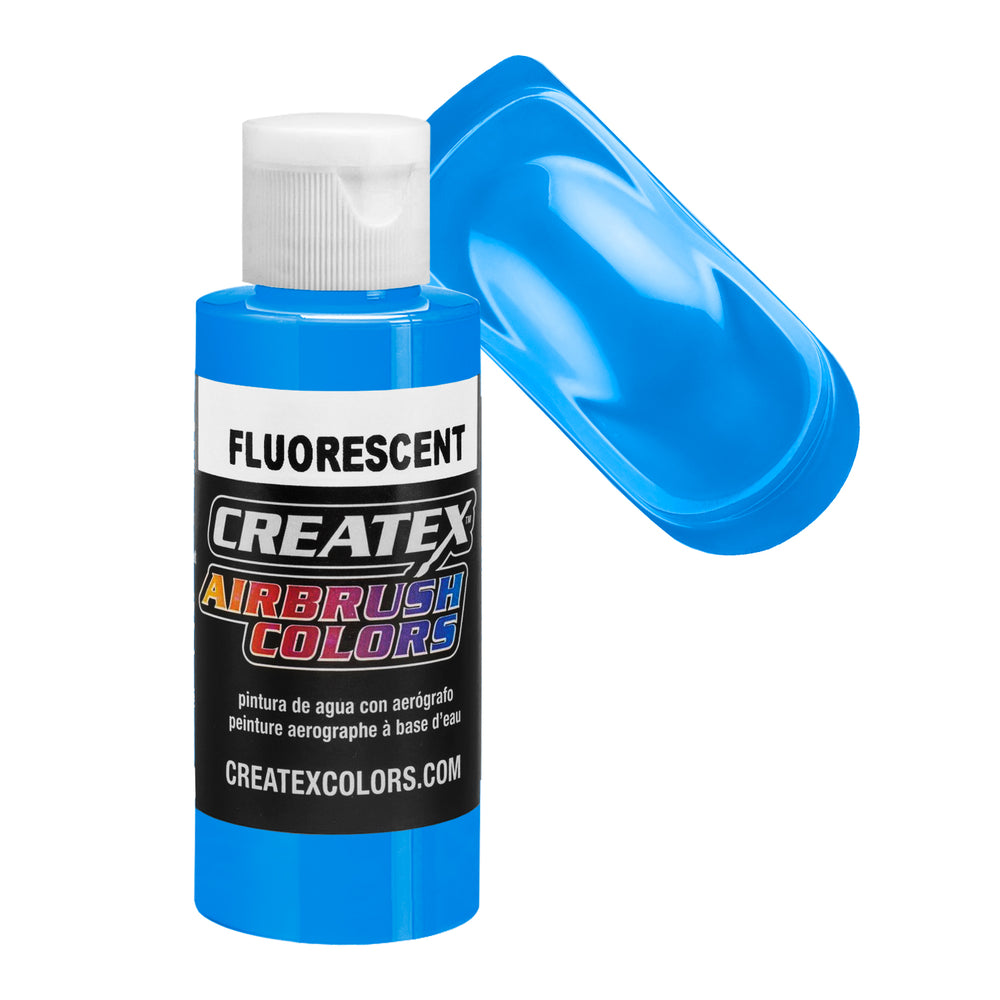 Blue - Fluorescent Neon Airbrush Paint, 2 oz.