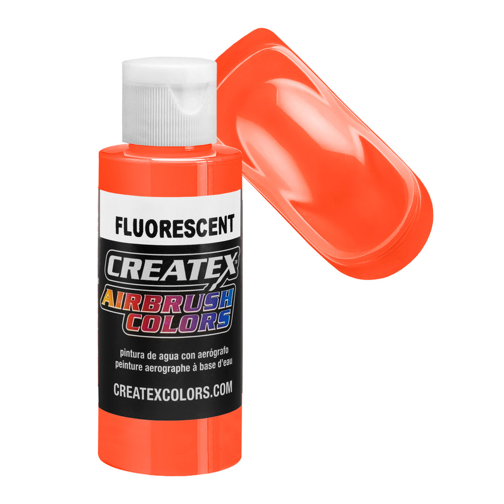 Orange - Fluorescent Neon Airbrush Paint, 2 oz.