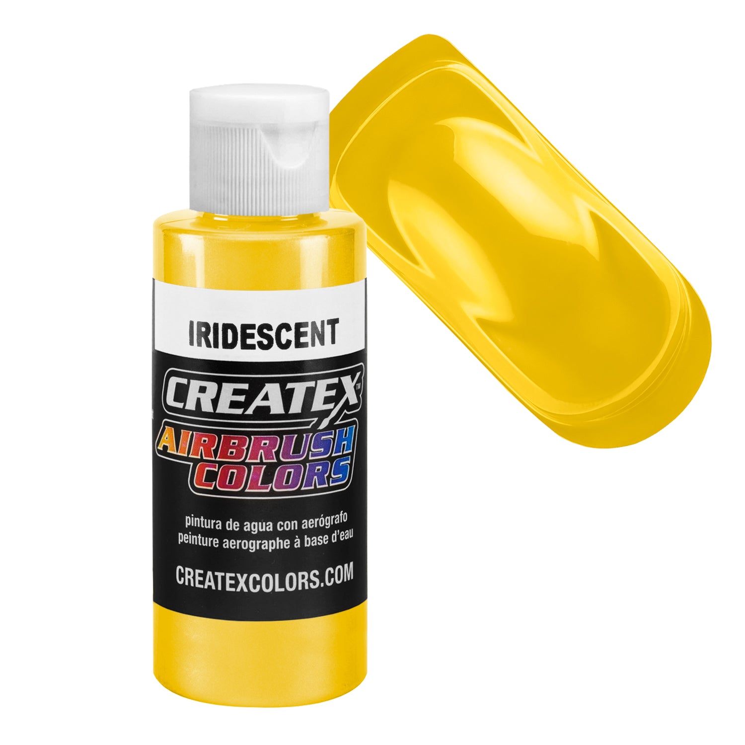 2-Oz. Createx Iridescent Yello Iridescent Airbrush Color — TCP Global