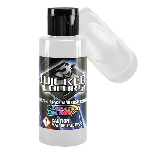 White - Wicked Colors Airbrush Paint, Semi-Gloss Finish, 2 oz.