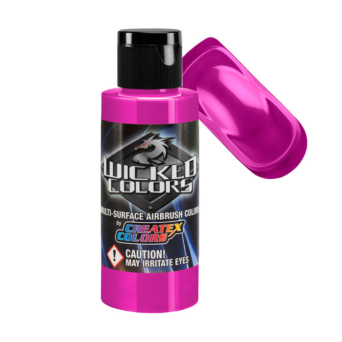 Raspberry - Wicked Fluorescent Colors Airbrush Paint, 2 oz.