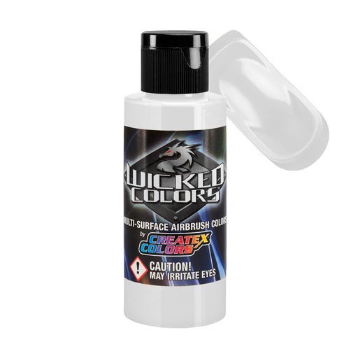 White - Wicked Detail Semi Opaque Colors Airbrush Paint, Matte Finish, 2 oz.