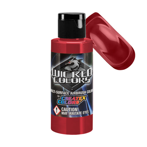 Carmine - Wicked Detail Semi Opaque Colors Airbrush Paint, Matte Finish, 2 oz.