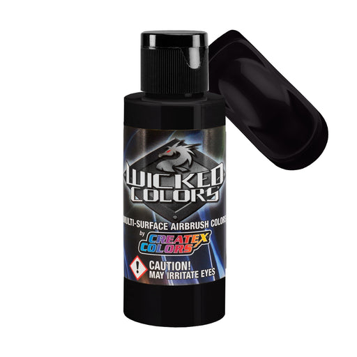 Black Magenta - Wicked Detail Semi Opaque Colors Airbrush Paint, Matte Finish, 2 oz.