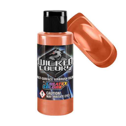 Orange - Wicked Pearlized Colors Airbrush Paint, 2 oz.