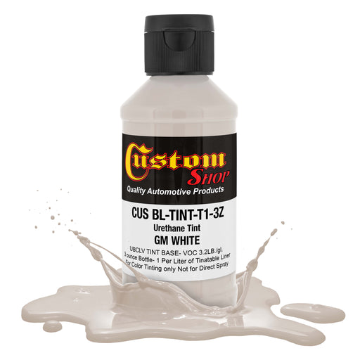 3 oz (GM White Color) Urethane Tint Concentrate for Tinting Truck Bed Liner Coatings