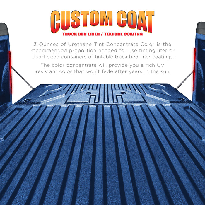 3 oz (Reflex Blue Color) Urethane Tint Concentrate for Tinting Truck Bed Liner Coatings