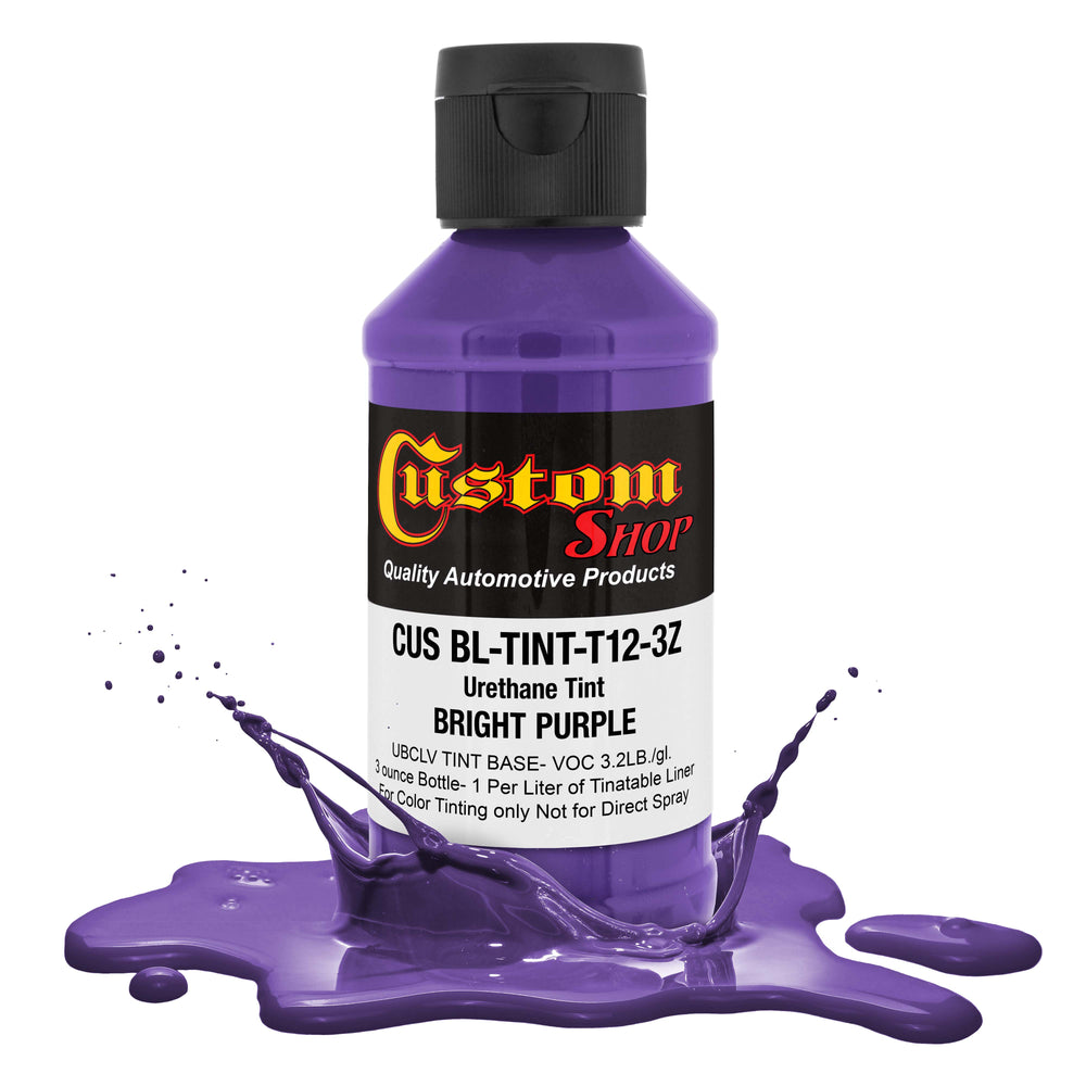 3 oz (Bright Purple Color) Urethane Tint Concentrate for Tinting Truck Bed Liner Coatings