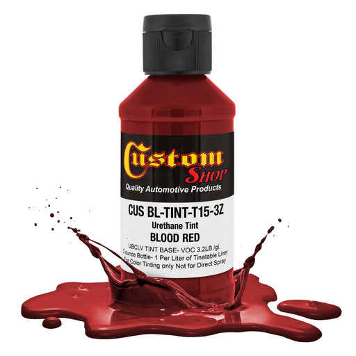 3 oz (Blood Red Color) Urethane Tint Concentrate for Tinting Truck Bed Liner Coatings