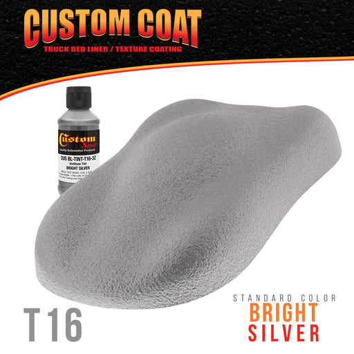 3 oz (Bright Silver Color) Urethane Tint Concentrate for Tinting Truck Bed Liner Coatings