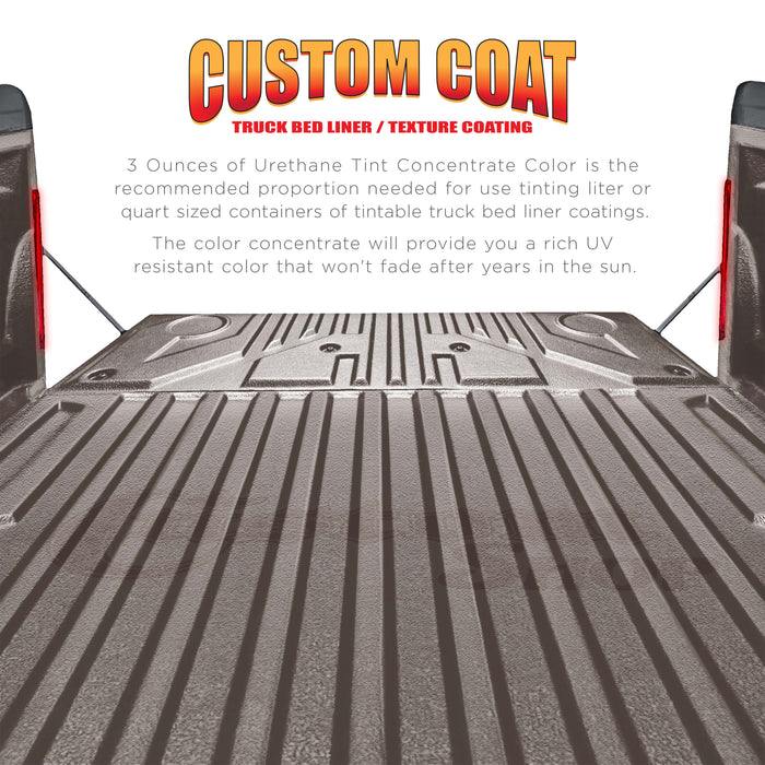 3 oz (Pewter Metallic Color) Urethane Tint Concentrate for Tinting Truck Bed Liner Coatings