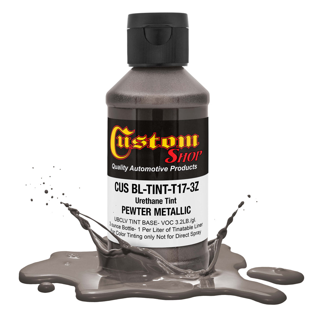 3 oz (Pewter Metallic Color) Urethane Tint Concentrate for Tinting Truck Bed Liner Coatings