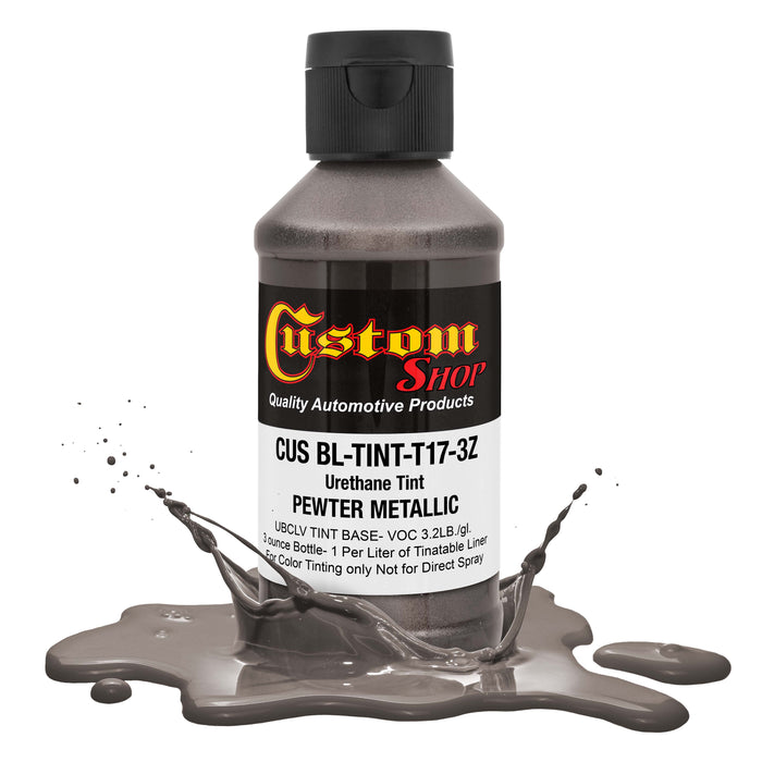 3 oz (Pewter Metallic Color) Urethane Tint Concentrate for Tinting Truck Bed Liner Coatings