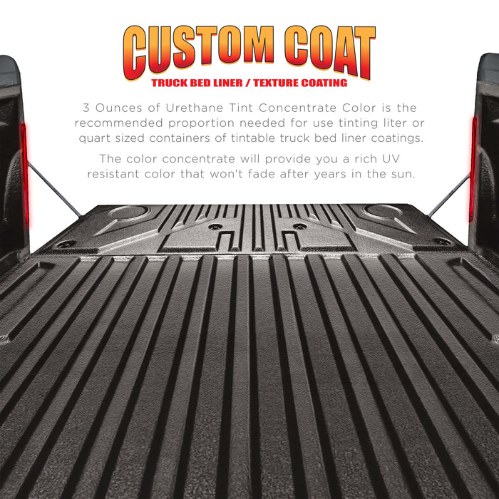 3 oz (Charcoal Metallic Color) Urethane Tint Concentrate for Tinting Truck Bed Liner Coatings