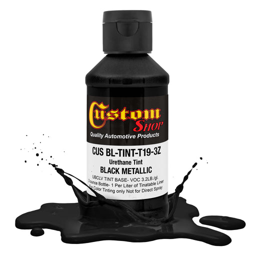 3 oz (Black Metallic Color) Urethane Tint Concentrate for Tinting Truck Bed Liner Coatings