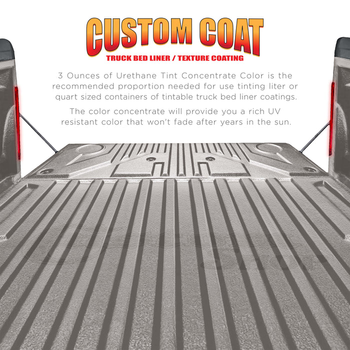 3 oz (Mesa Gray Color) Urethane Tint Concentrate for Tinting Truck Bed Liner Coatings