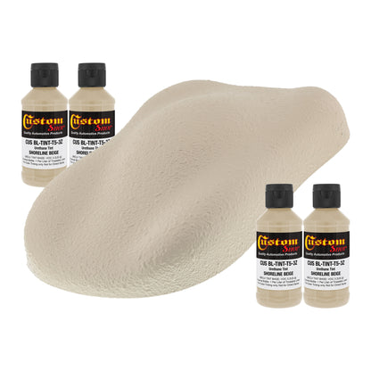 3 oz (Shoreline Beige Color) Urethane Tint Concentrate for Tinting Truck Bed Liner Coatings - Pack of 4