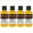 3 oz (Safety Yellow Color) Urethane Tint Concentrate for Tinting Truck Bed Liner Coatings - Pack of 4