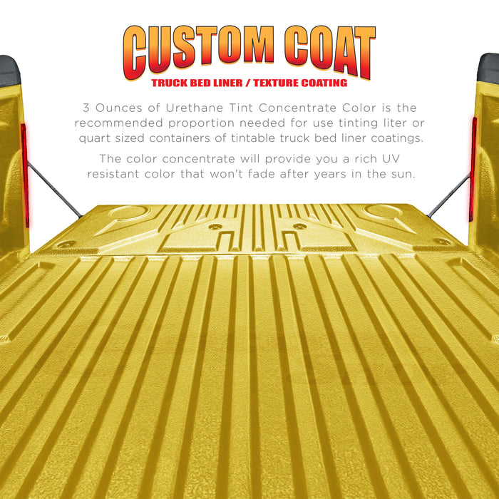 3 oz (Safety Yellow Color) Urethane Tint Concentrate for Tinting Truck Bed Liner Coatings