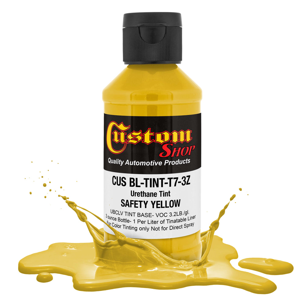 3 oz (Safety Yellow Color) Urethane Tint Concentrate for Tinting Truck Bed Liner Coatings