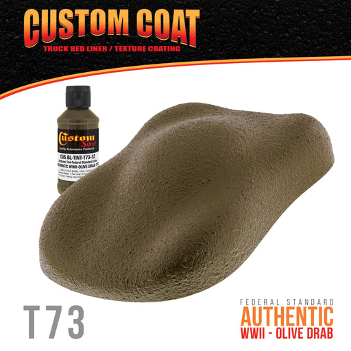 Camouflage Series 3 oz (Authentic WWII Olive Drab Federal Standard Color) Urethane Tint Concentrate for Tinting Truck Bed Liner Coatings
