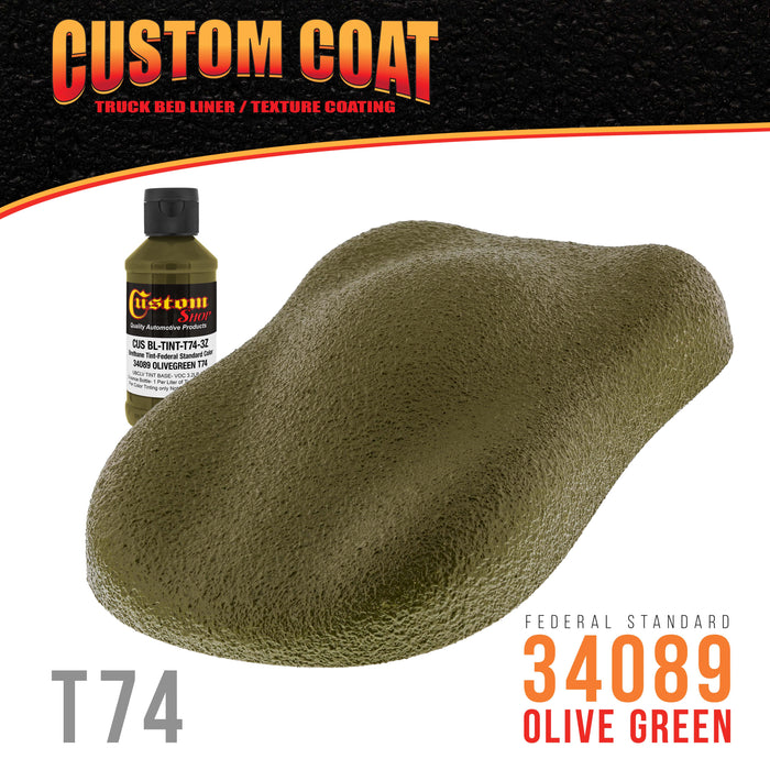Camouflage Series 3 oz (Olive Green Federal Standard Color #34089) Urethane Tint Concentrate for Tinting Truck Bed Liner Coatings