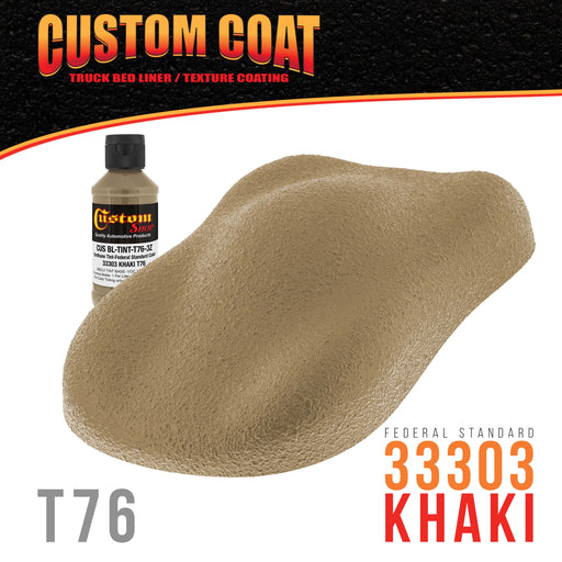 Camouflage Series 3 Ounce (Khaki Federal Standard Color #33303) Urethane Tint Concentrate for Tinting Truck Bed Liner Coatings
