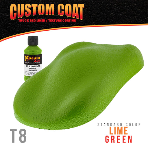 3 oz (Lime Green Color) Urethane Tint Concentrate for Tinting Truck Bed Liner Coatings