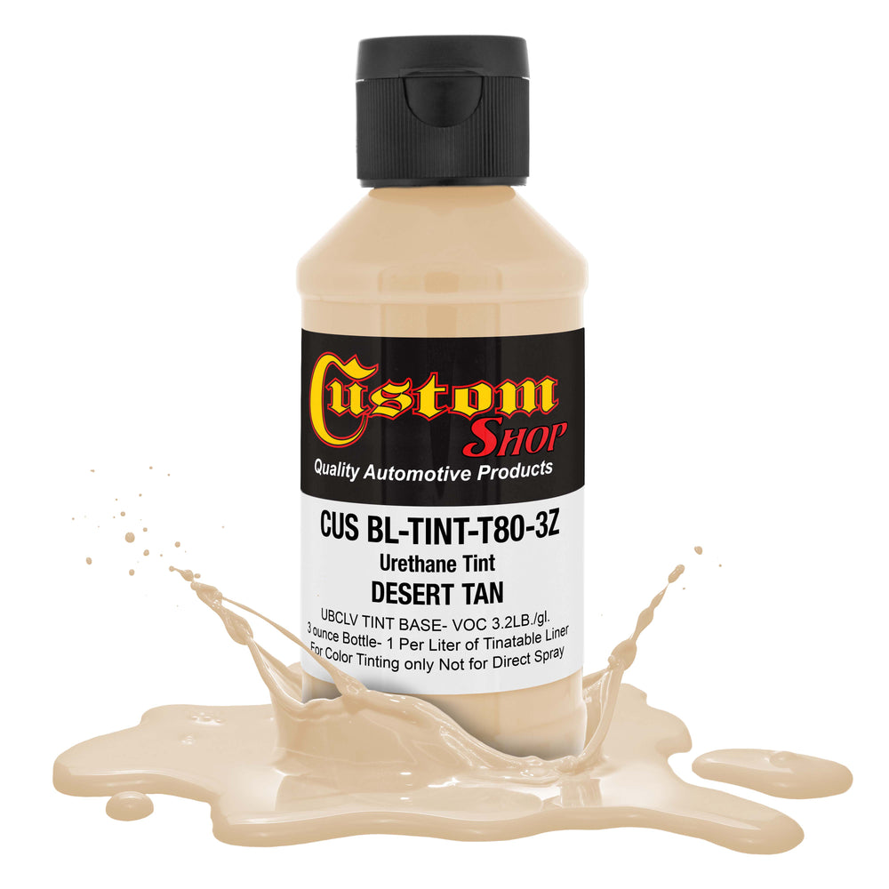 Camouflage Series 3 oz (Desert Tan Federal Standard Color #33446) Urethane Tint Concentrate for Tinting Truck Bed Liner Coatings