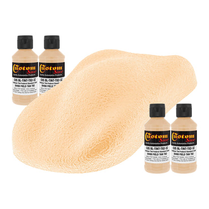 Camouflage Series 3 oz (Field Tan Federal Standard Color #30480) Urethane Tint Concentrate for Tinting Truck Bed Liner Coatings - Pack of 4