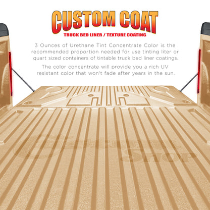 Camouflage Series 3 oz (Field Tan Federal Standard Color #30480) Urethane Tint Concentrate for Tinting Truck Bed Liner Coatings