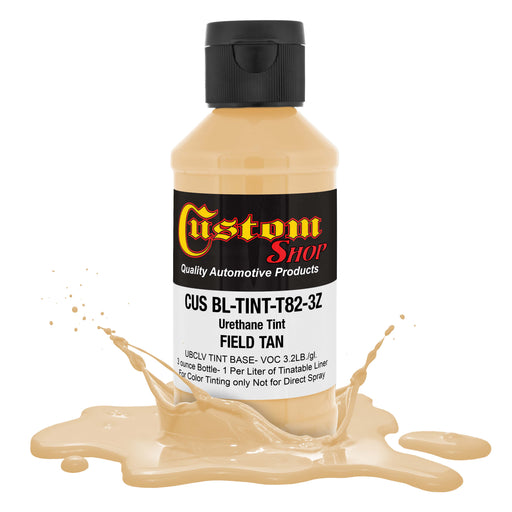 Camouflage Series 3 oz (Field Tan Federal Standard Color #30480) Urethane Tint Concentrate for Tinting Truck Bed Liner Coatings