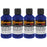 Camouflage Series 3 oz (Ultramarine Blue Federal Standard Color #35056) Urethane Tint Concentrate for Tinting Truck Bed Liner Coatings - Pack of 4