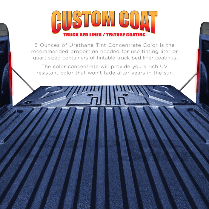 Camouflage Series 3 oz (Navy Blue Federal Standard Color 35048) Urethane Tint Concentrate for Tinting Truck Bed Liner Coatings, Sprayable Rollable