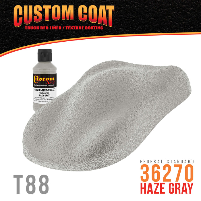 Camouflage Series 3 oz (Haze Gray Federal Standard Color #36270) Urethane Tint Concentrate for Tinting Truck Bed Liner Coatings - Sprayable & Rollable