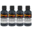 Camouflage Series 3 oz (Battleship Dark Gray Federal Standard Color #36118) Urethane Tint Concentrate for Tinting Truck Bed Liner Coatings - Pack of 4