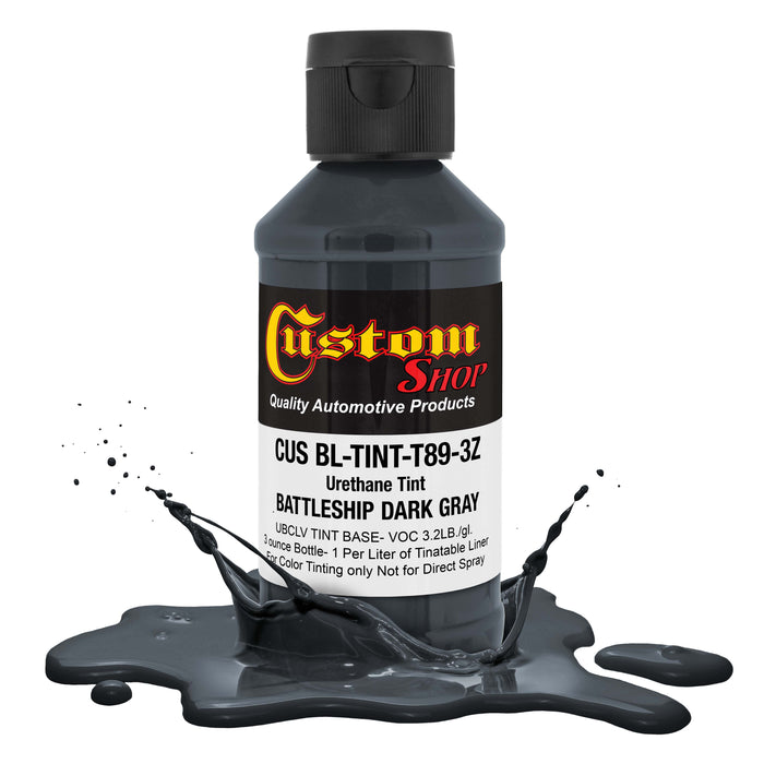 Camouflage Series 3 oz (Battleship Dark Gray Federal Standard Color #36118) Urethane Tint Concentrate for Tinting Truck Bed Liner Coatings