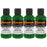 3 oz (Emerald Green Color) Urethane Tint Concentrate for Tinting Truck Bed Liner Coatings - Pack of 4