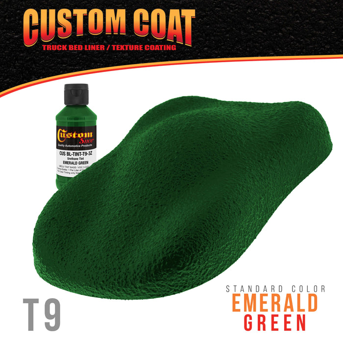 3 oz (Emerald Green Color) Urethane Tint Concentrate for Tinting Truck Bed Liner Coatings - Use in Most Tintable Sprayable and Rollable Liner Brands