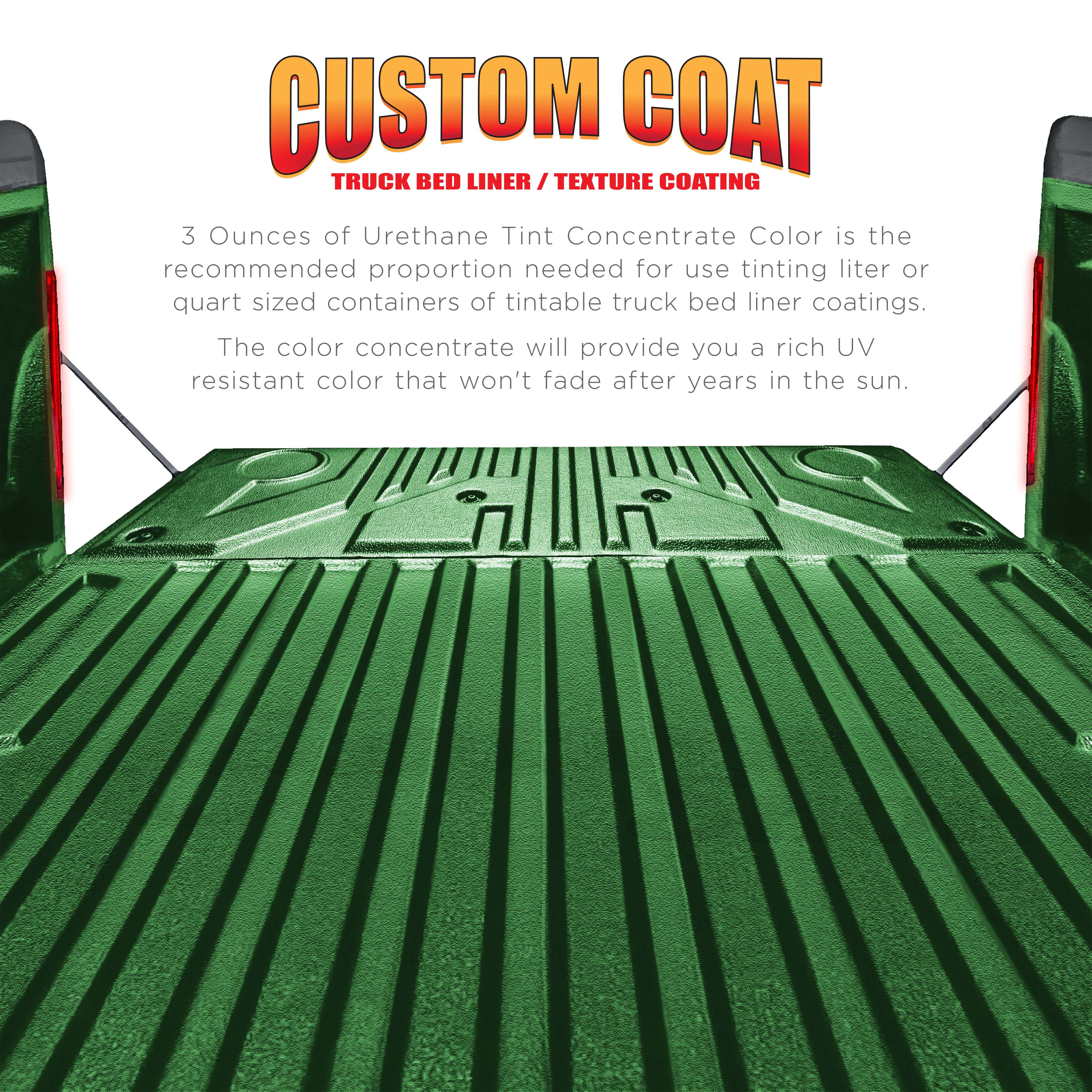 Bedliner Tint 3 Ounce Emerald Green Urethane Concentrate – TCP Global