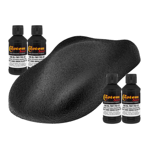 Camouflage Series 3 oz (Camo Smoke Black Federal Standard Color #37031) Urethane Tint Concentrate for Tinting Truck Bed Liner Coatings - Pack of 4