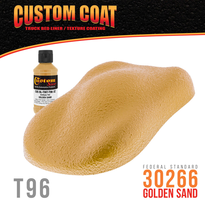 Camouflage Series 3 oz (Golden Sand Federal Standard Color #30266) Urethane Tint Concentrate for Tinting Truck Bed Liner Coatings