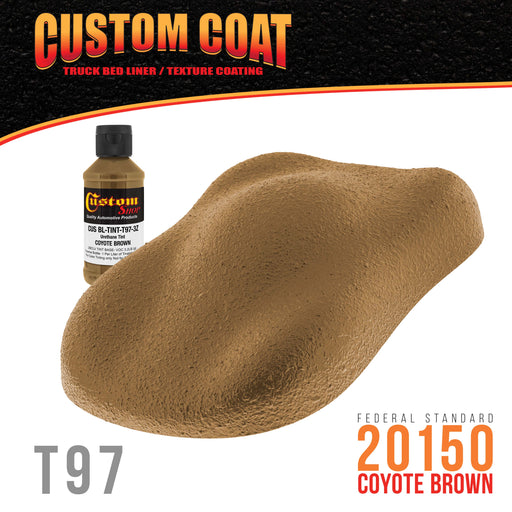 Camouflage Series 3 oz (Coyote Brown Federal Standard Color #20150) Urethane Tint Concentrate for Tinting Truck Bed Liner Coatings