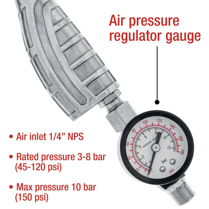 Professional Quality Bedliner Application Gun with Regulator