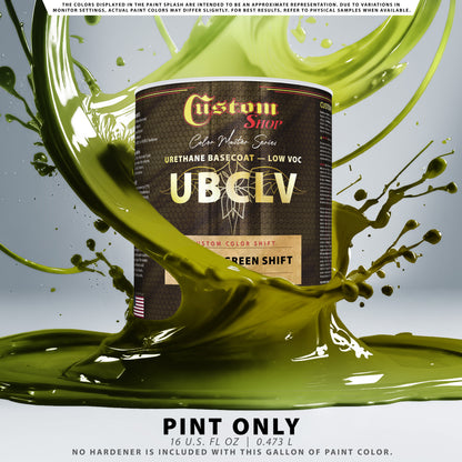 CCS Custom Color Shift Automotive Paint - Gold to Green Shifting Effect - Pint